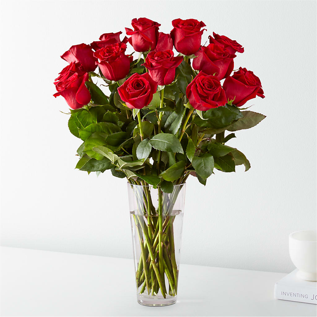 Long Stem Red Rose Bouquet – DANDELIONS ALL THINGS WEDDINGS & EVENTS, Germanton NC