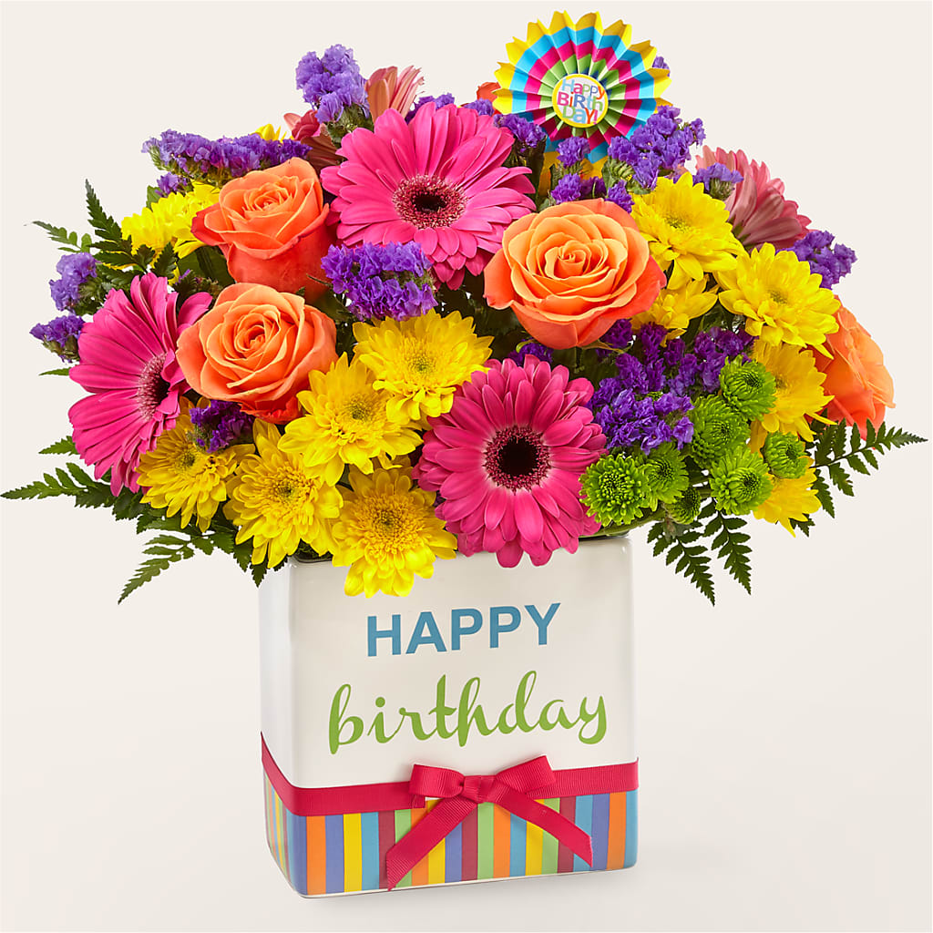 Birthday Brights Bouquet – DANDELIONS ALL THINGS WEDDINGS & EVENTS, Germanton NC