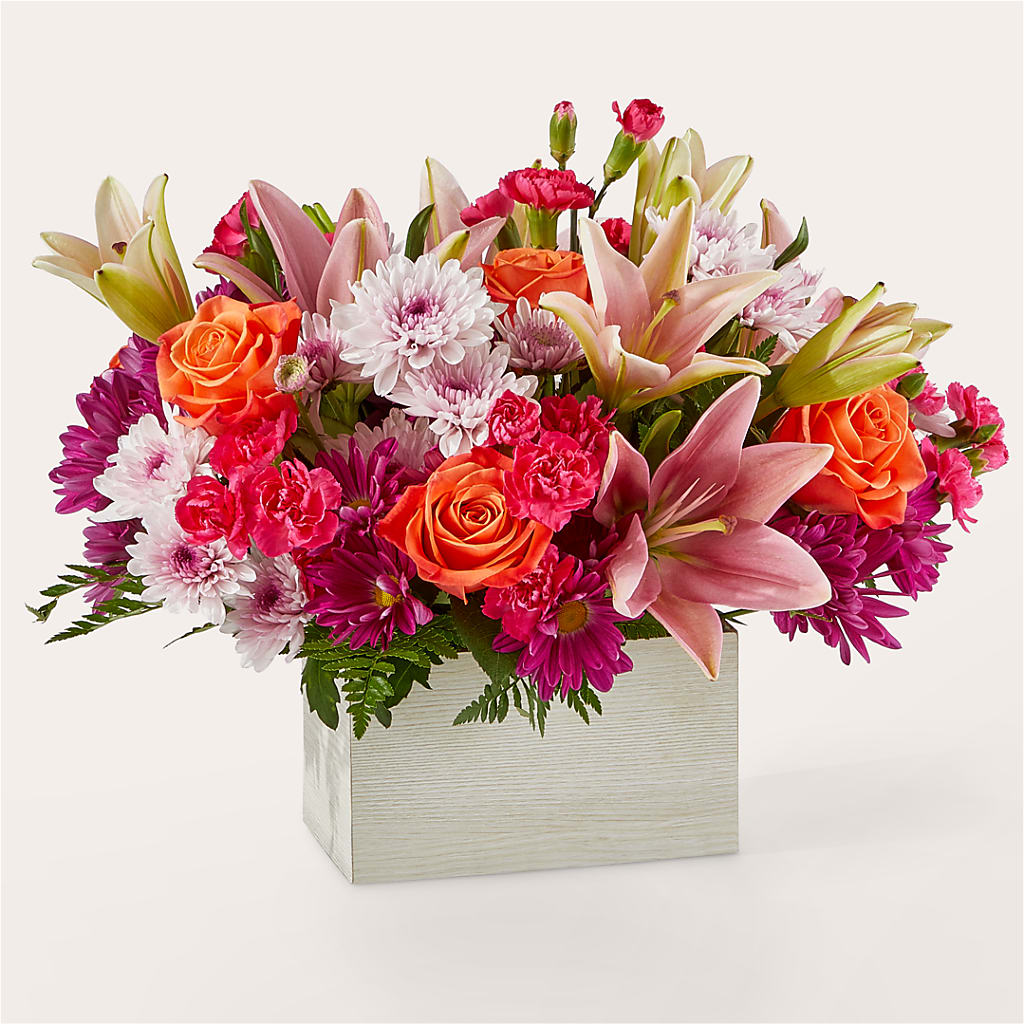 Light of My Life Box Bouquet – DANDELIONS ALL THINGS WEDDINGS & EVENTS, Germanton NC