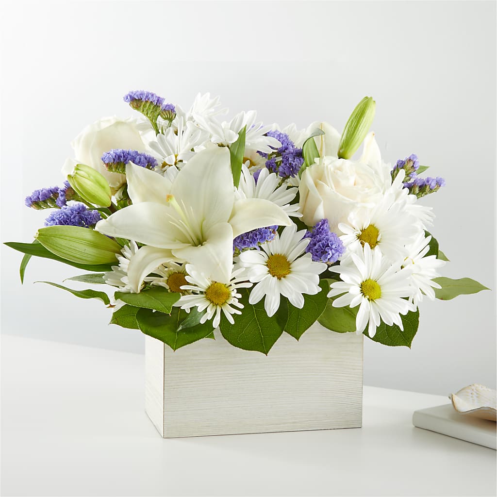Beyond Blue Box Bouquet – DANDELIONS ALL THINGS WEDDINGS & EVENTS, Germanton NC