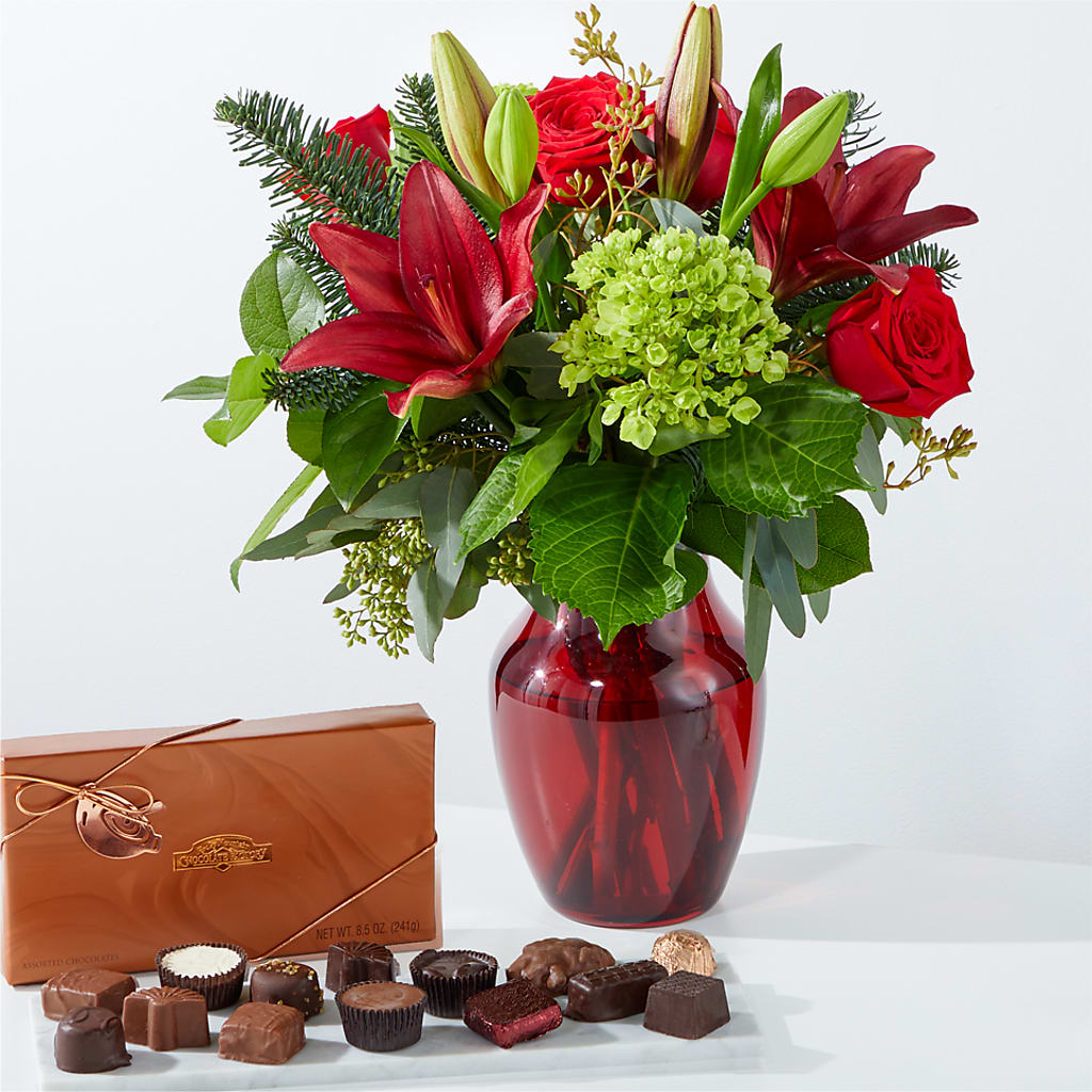 Merry Days Bouquet and Chocolate Gift Set – DANDELIONS ALL THINGS WEDDINGS & EVENTS, Germanton NC