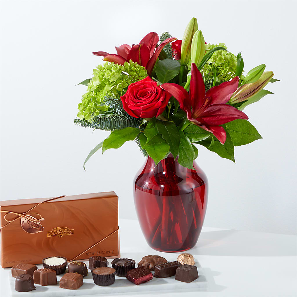 Merry Days Bouquet and Chocolate Gift Set – DANDELIONS ALL THINGS WEDDINGS & EVENTS, Germanton NC