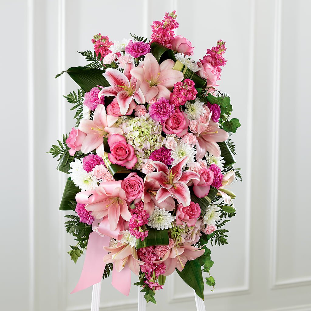 Comforting Standing Spray – DANDELIONS ALL THINGS WEDDINGS & EVENTS, Germanton NC