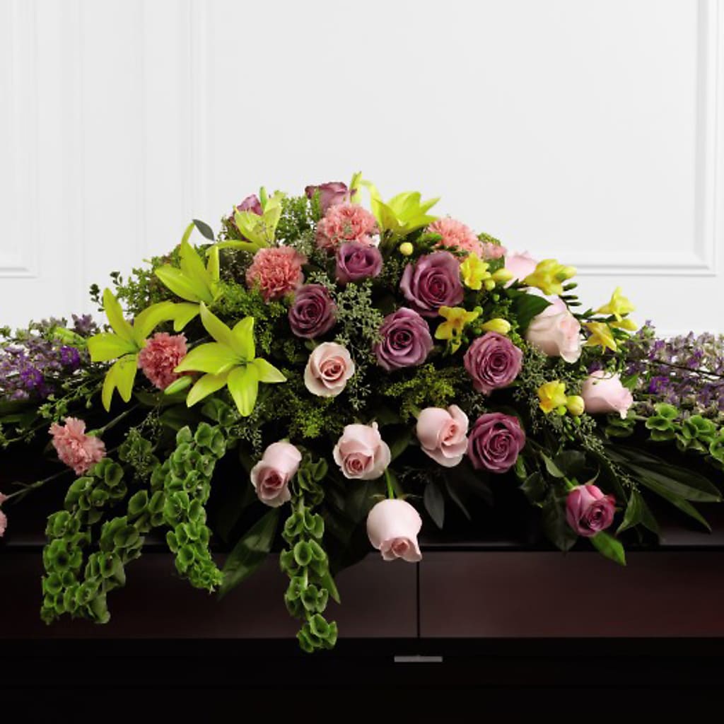 Forever Beloved Casket Spray – DANDELIONS ALL THINGS WEDDINGS & EVENTS, Germanton NC