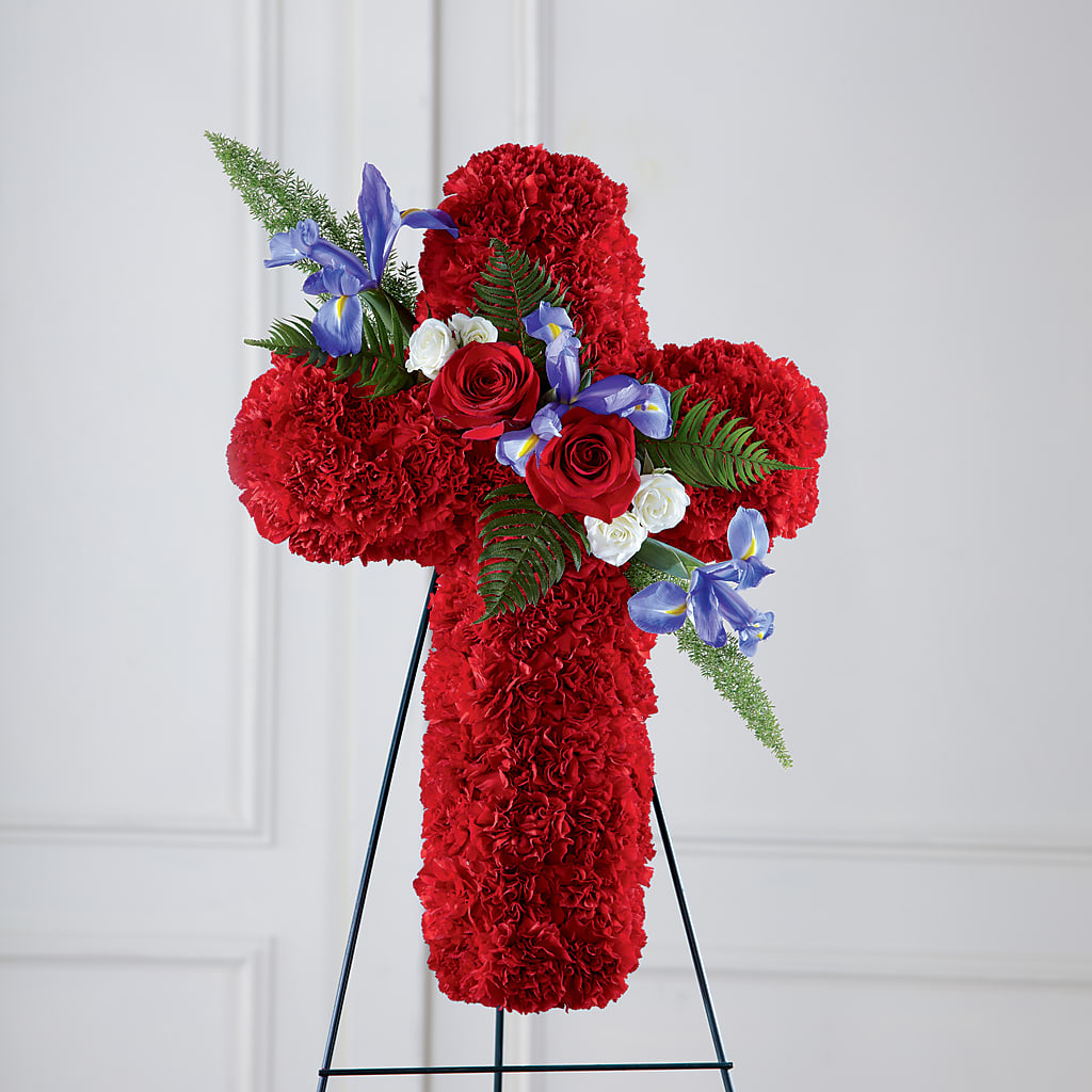 Faithful Hero Floral Cross – DANDELIONS ALL THINGS WEDDINGS & EVENTS, Germanton NC