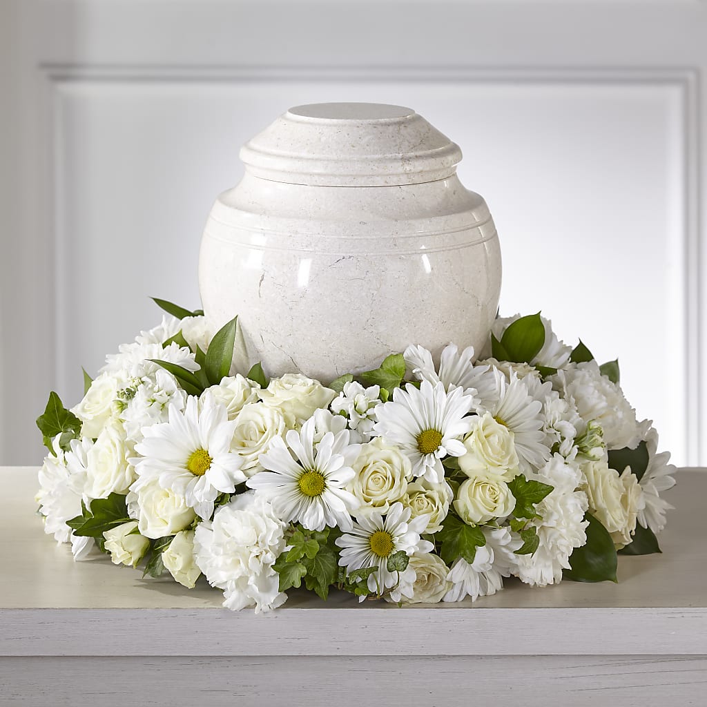 Ivory Gardens Cremation Adornment – DANDELIONS ALL THINGS WEDDINGS & EVENTS, Germanton NC
