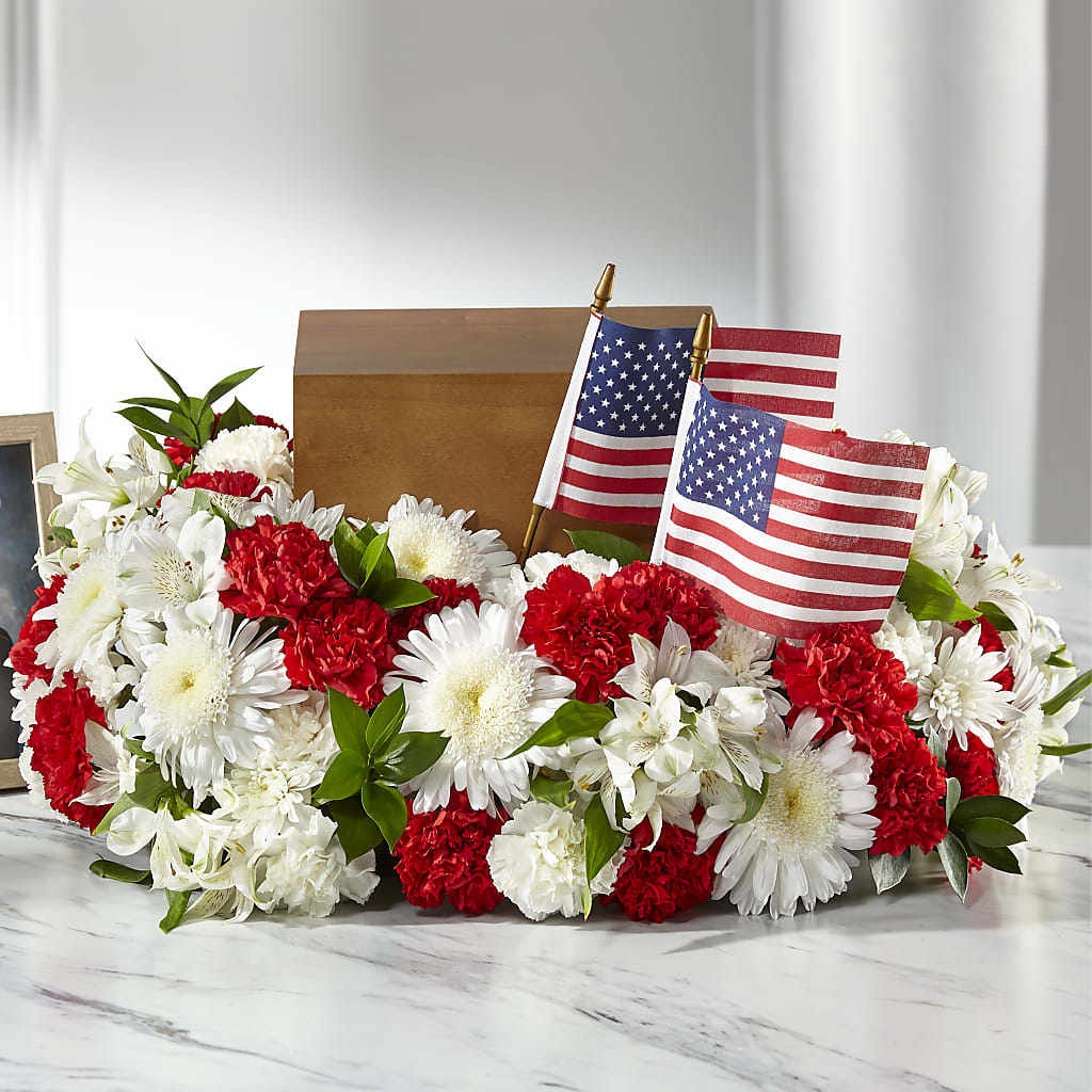 Spirit of Patriotism Cremation Adornment – DANDELIONS ALL THINGS WEDDINGS & EVENTS, Germanton NC