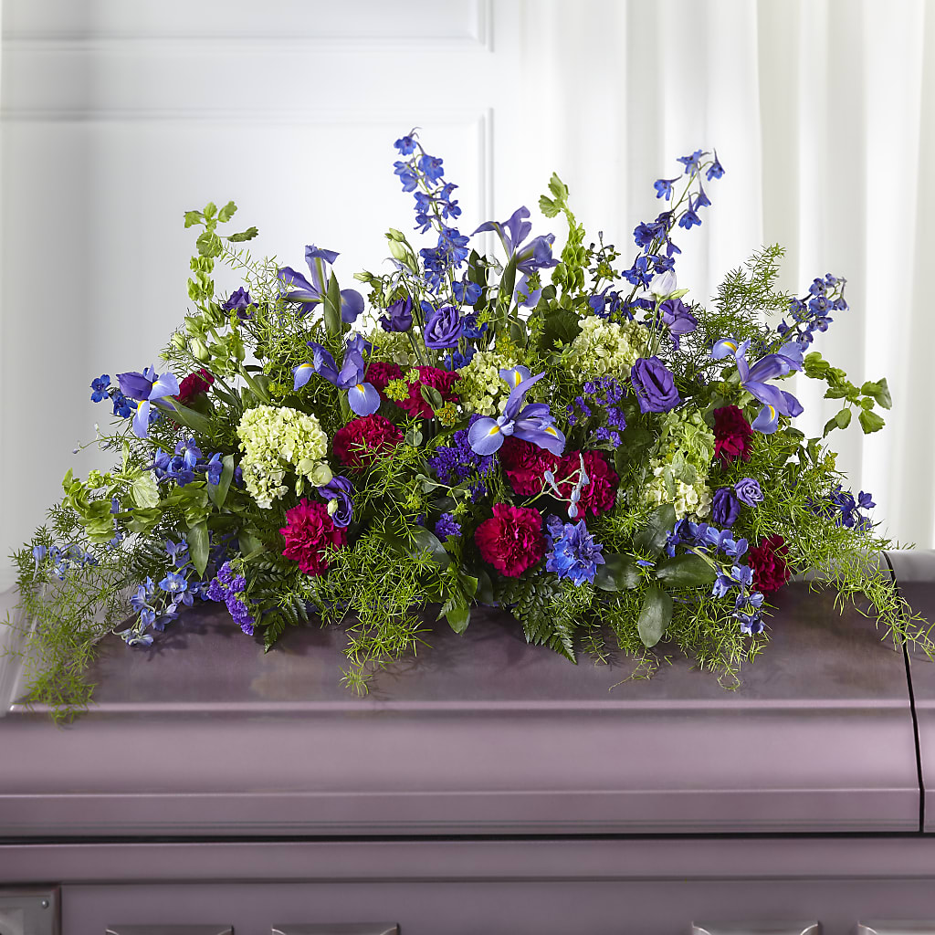 Always Treasured Casket Spray – DANDELIONS ALL THINGS WEDDINGS & EVENTS, Germanton NC