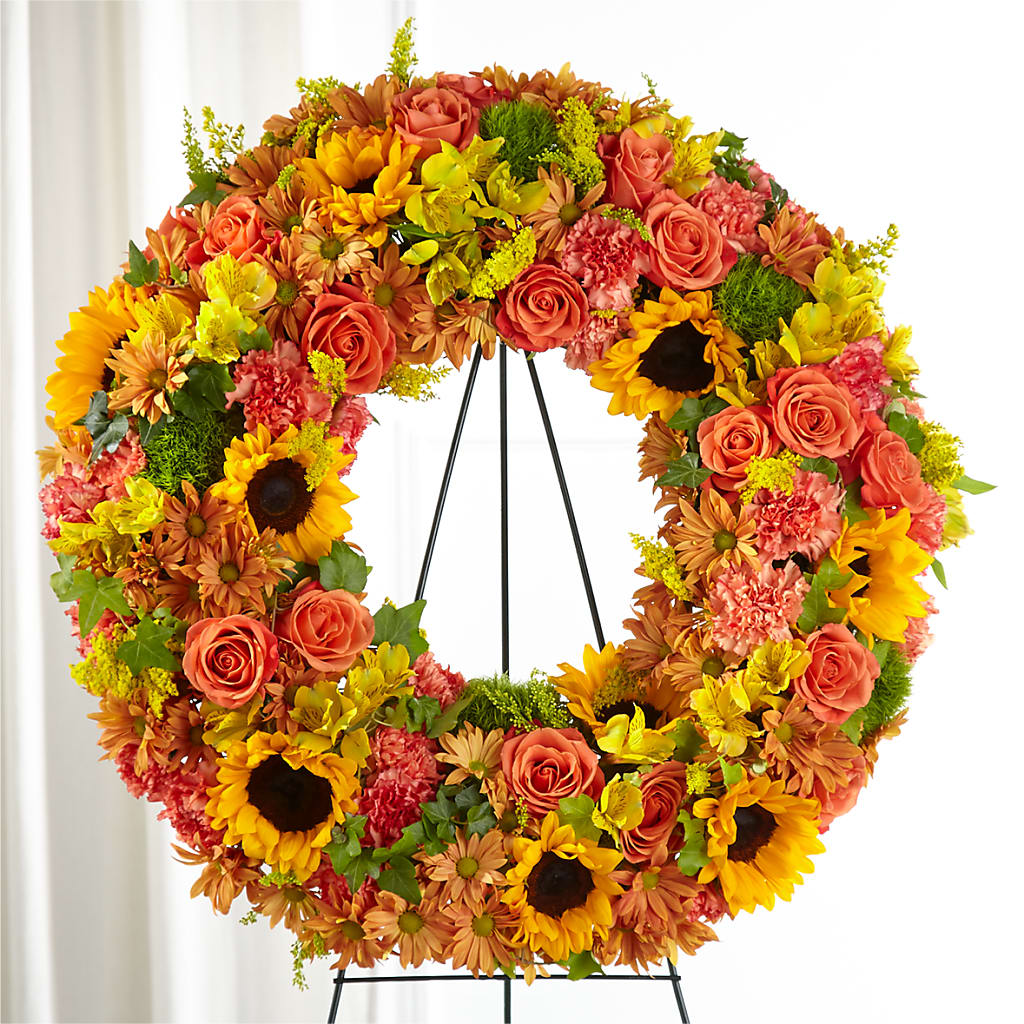 Autumnal Memories Wreath (Standard) – DANDELIONS ALL THINGS WEDDINGS & EVENTS, Germanton NC