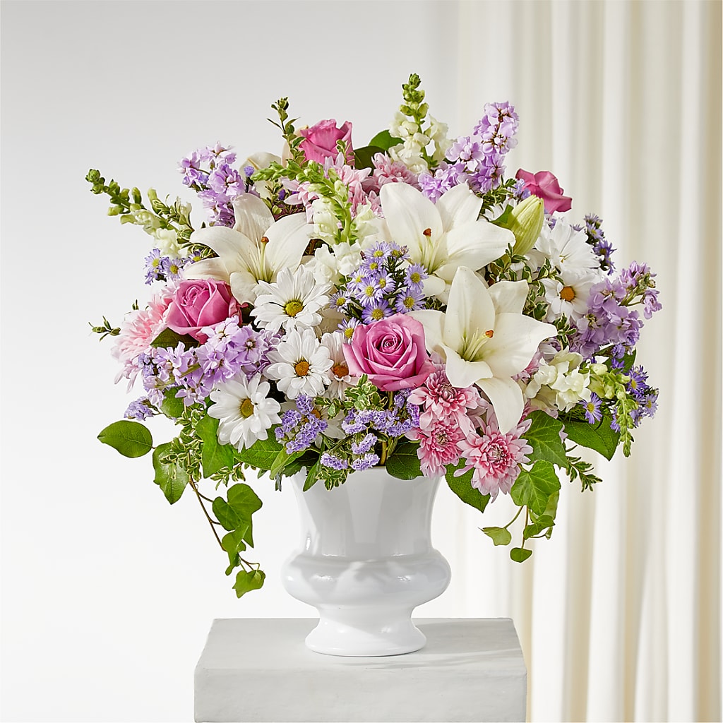Remarkable Life Urn Arrangement – DANDELIONS ALL THINGS WEDDINGS & EVENTS, Germanton NC