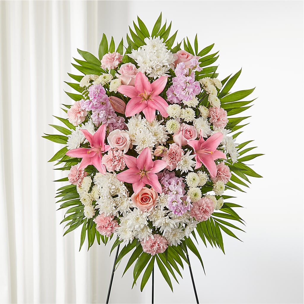 Offering Solace Standing Spray – DANDELIONS ALL THINGS WEDDINGS & EVENTS, Germanton NC