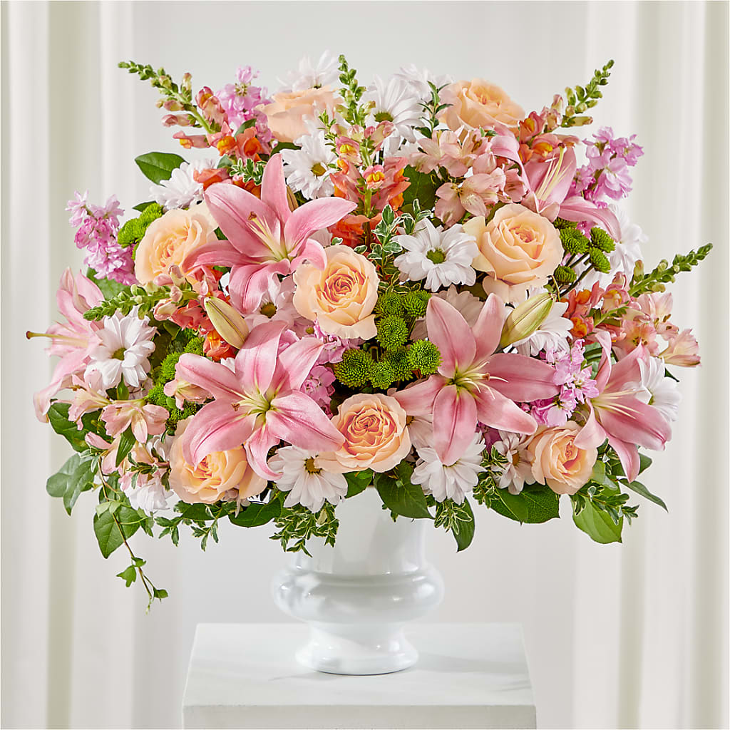 Heartfelt Gesture Urn Arrangement – DANDELIONS ALL THINGS WEDDINGS & EVENTS, Germanton NC