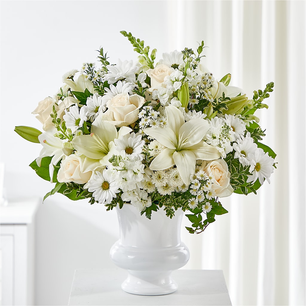 Uplifting Urn Arrangement – DANDELIONS ALL THINGS WEDDINGS & EVENTS, Germanton NC