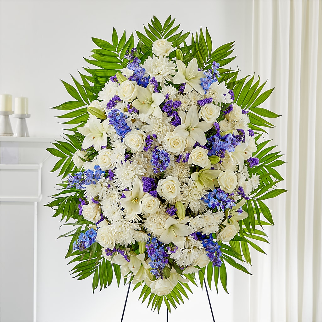 At Rest Standing Spray – DANDELIONS ALL THINGS WEDDINGS & EVENTS, Germanton NC