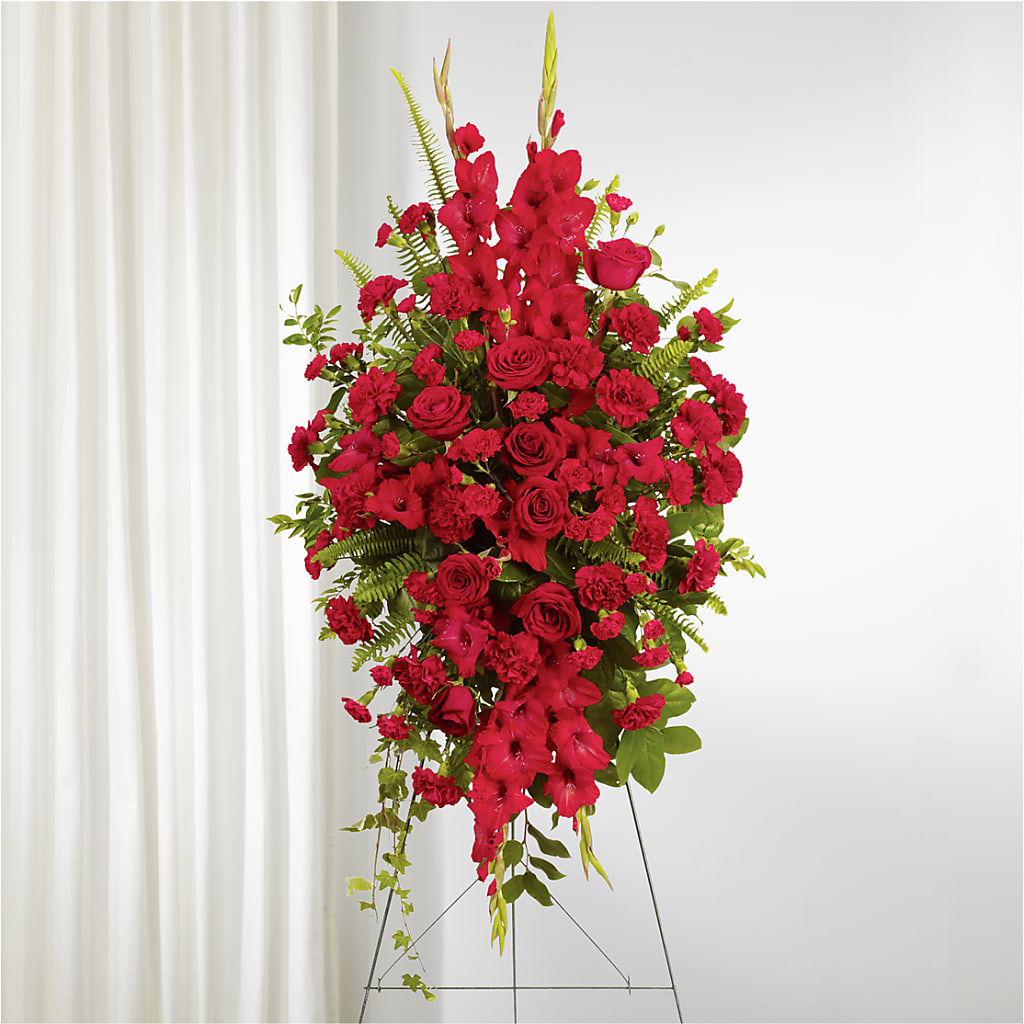 From the Heart Standing Spray – DANDELIONS ALL THINGS WEDDINGS & EVENTS, Germanton NC