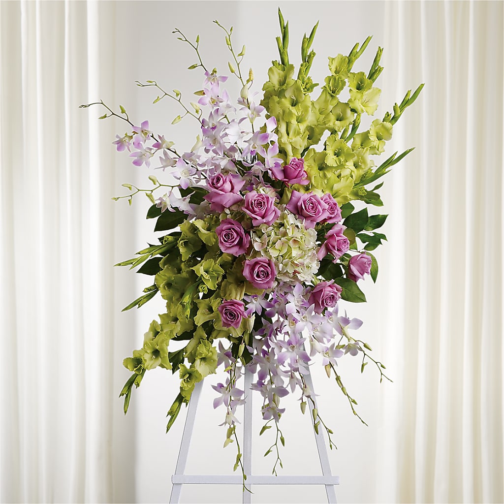 Lasting Legacy Standing Spray – DANDELIONS ALL THINGS WEDDINGS & EVENTS, Germanton NC