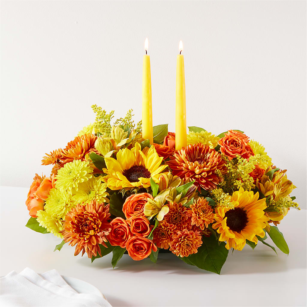 Autumn Harmony Centerpiece – DANDELIONS ALL THINGS WEDDINGS & EVENTS, Germanton NC