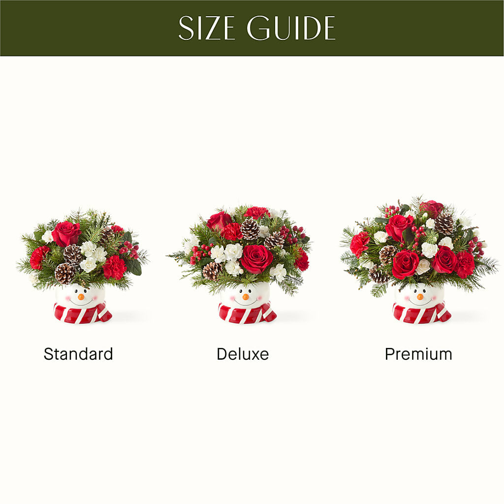 Jolly Snowman Bouquet – DANDELIONS ALL THINGS WEDDINGS & EVENTS, Germanton NC