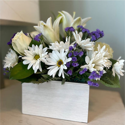 Beyond Blue Box Bouquet – DANDELIONS ALL THINGS WEDDINGS & EVENTS, Germanton NC