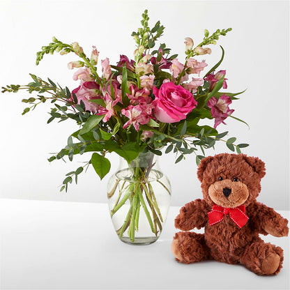 Happily Ever After Bouquet & Bear Set – DANDELIONS ALL THINGS WEDDINGS & EVENTS, Germanton NC