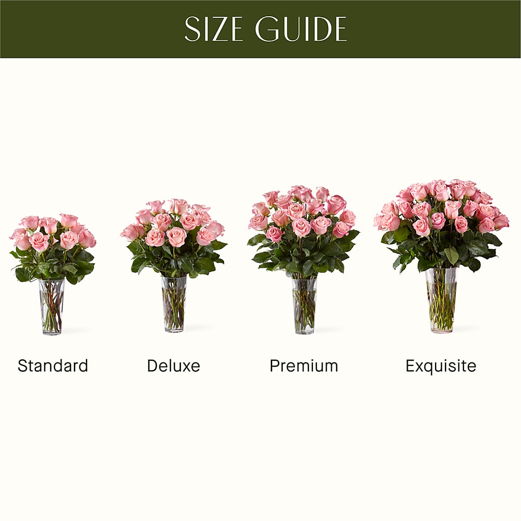 Long Stem Pink Rose Bouquet – DANDELIONS ALL THINGS WEDDINGS & EVENTS, Germanton NC