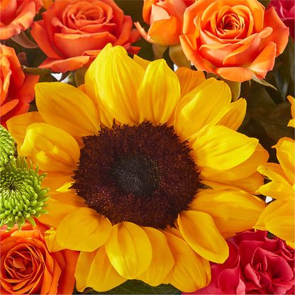Sun-drenched Blooms Box Bouquet – DANDELIONS ALL THINGS WEDDINGS & EVENTS, Germanton NC