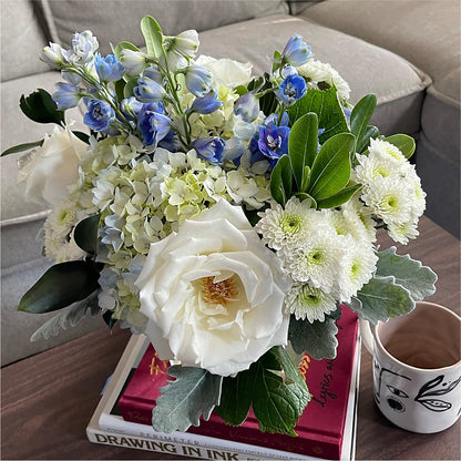 Clear Skies Bouquet – DANDELIONS ALL THINGS WEDDINGS & EVENTS, Germanton NC