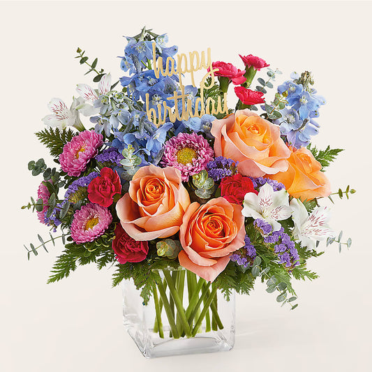Birthday Bash Bouquet – DANDELIONS ALL THINGS WEDDINGS & EVENTS, Germanton NC