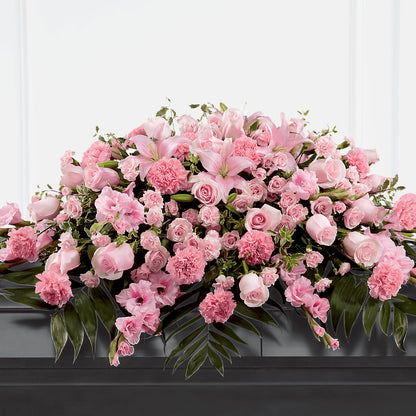 Garden of Comfort Casket Spray (Standard) – DANDELIONS ALL THINGS WEDDINGS & EVENTS, Germanton NC