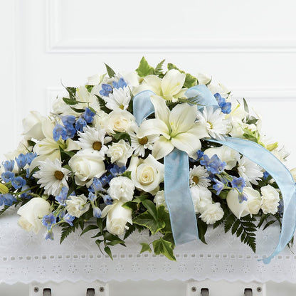 Tender Treasure Casket Spray – DANDELIONS ALL THINGS WEDDINGS & EVENTS, Germanton NC