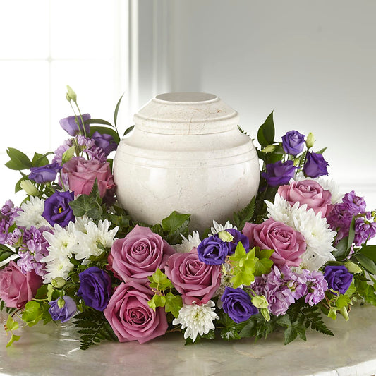 Blooming Sympathy Cremation Adornment – DANDELIONS ALL THINGS WEDDINGS & EVENTS, Germanton NC