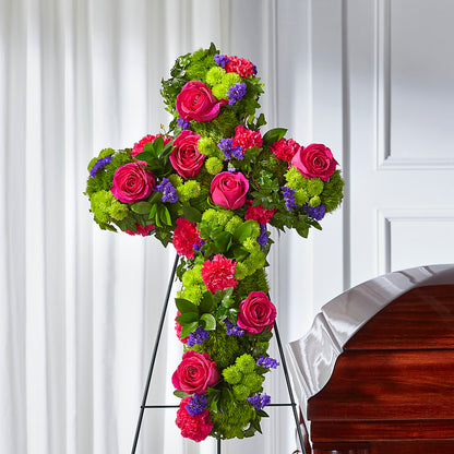 Tribute Rose Floral Cross – DANDELIONS ALL THINGS WEDDINGS & EVENTS, Germanton NC
