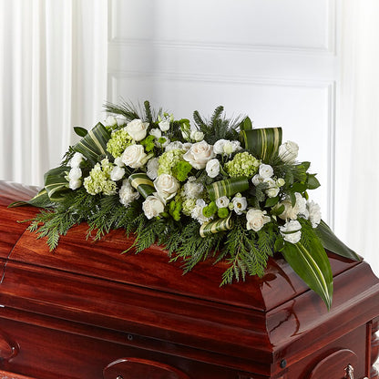 Hopeful Gesture Casket Spray – DANDELIONS ALL THINGS WEDDINGS & EVENTS, Germanton NC