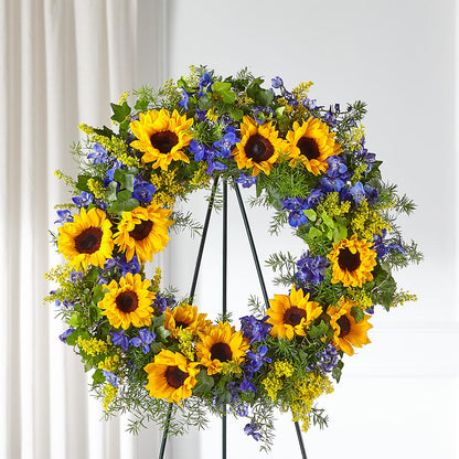 Bright Rays Wreath – DANDELIONS ALL THINGS WEDDINGS & EVENTS, Germanton NC
