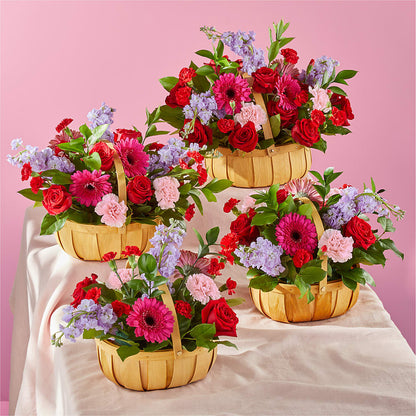 Pink Picnic Basket – DANDELIONS ALL THINGS WEDDINGS & EVENTS, Germanton NC