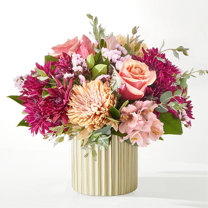 Berry Cobbler Bouquet with Ivory Vase – DANDELIONS ALL THINGS WEDDINGS & EVENTS, Germanton NC