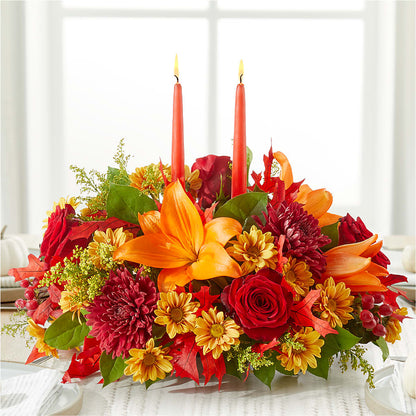 Autumn's Embrace Centerpiece – DANDELIONS ALL THINGS WEDDINGS & EVENTS, Germanton NC
