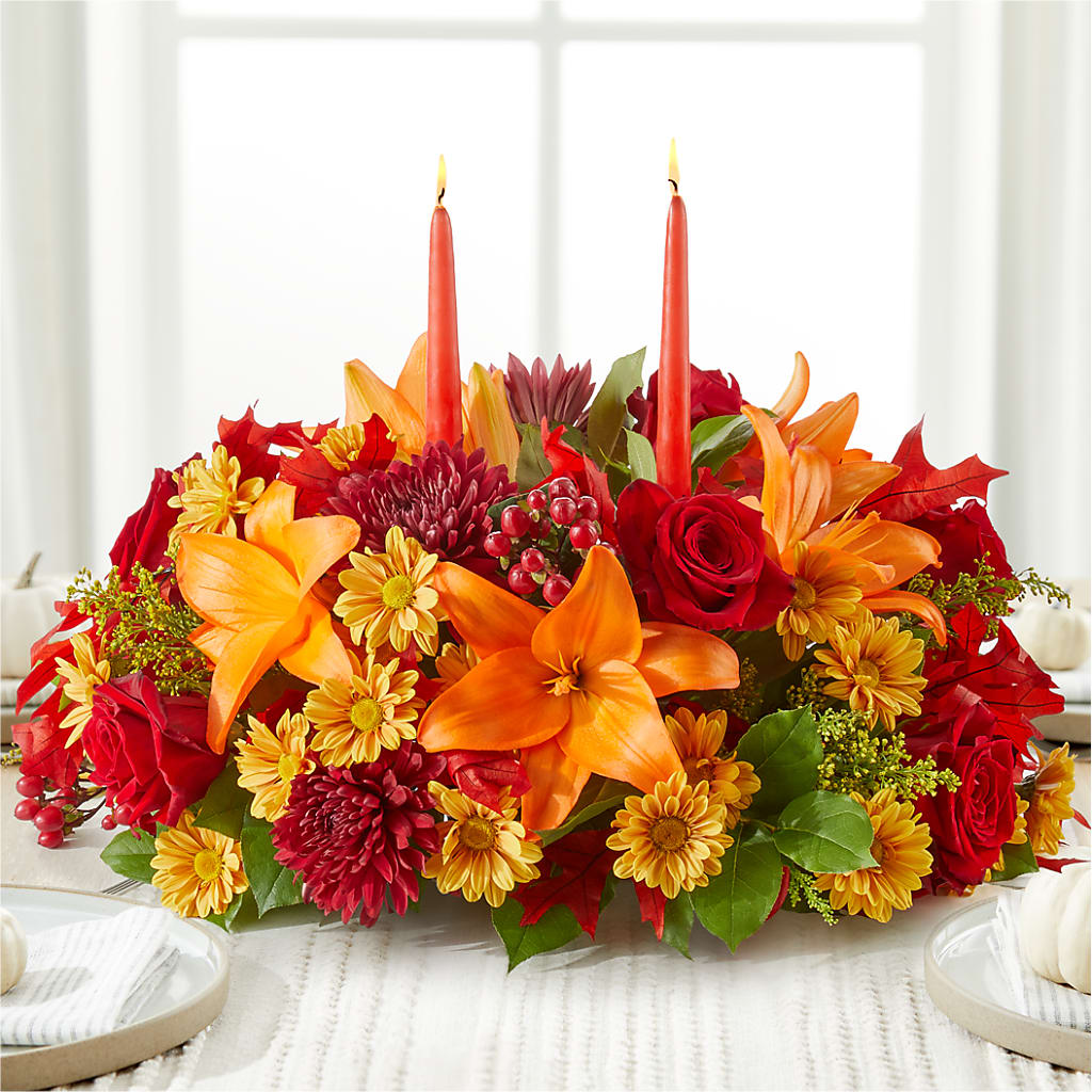 Autumn's Embrace Centerpiece – DANDELIONS ALL THINGS WEDDINGS & EVENTS, Germanton NC
