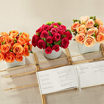 Dawn Rose Centerpiece – DANDELIONS ALL THINGS WEDDINGS & EVENTS, Germanton NC